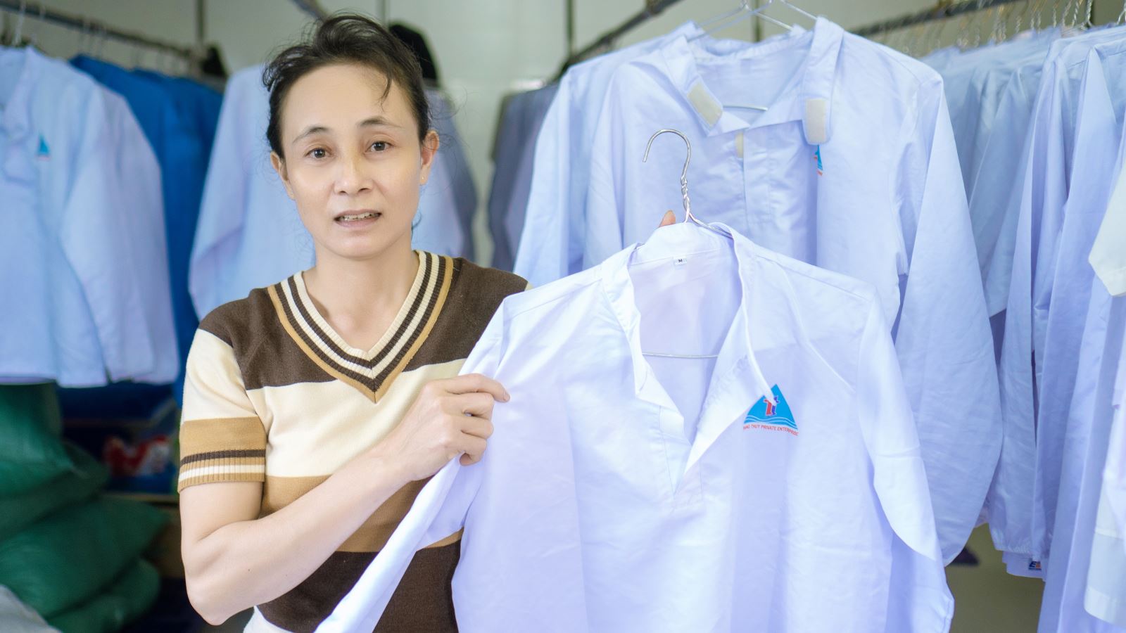 Clothes for factory visitors